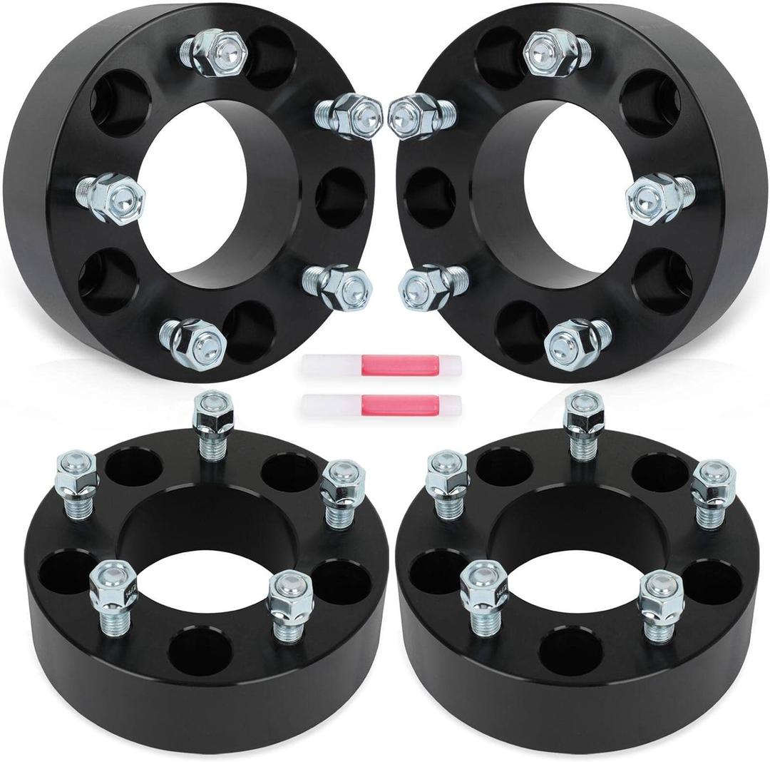 SCITOO 4Pcs 5x135 Wheel Spacers 2 inch Studs 14x2 Bore 87.1mm Fit for Ford for F-150 Heritage 2004, for Ford for F-150 2000-2003, for Ford Expedition 2000-2002