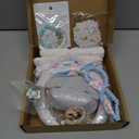 Kawaii Accessories Gift Set Include Cute Headband, Hair Band, Hair Ties,Hair Clips, Purse Stickers Necklace Bracelet (Blue)