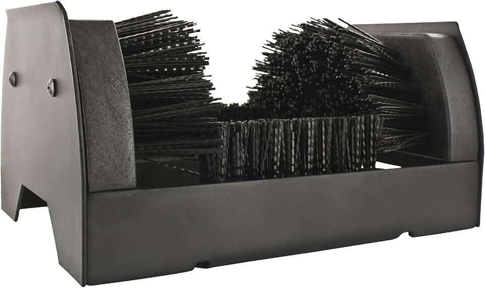 Yaktrax Boot Scrubber Boot and Shoe Scraper Brush, Black