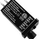 Class 2 Power Supply 4.5V 3.6W LED Transformer Replacement with 8 Modes and Memory Function IP44 Low Voltage Adapter for Christmas Tree String Light, Fairy Light