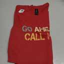 Funny Go Ahead Call HR Retro Fun Work T-Shirt (Red, S)