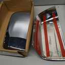 TOP-VIGOR Compatible Ford F150 2009-2014 Chrome Plated Mirror Caps for Left & Right Side, Exterior Rearview Mirror Trim