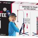 Franklin Sports Grow-with-Me Kids Baseball Batting Tee + Stand Set for Youth + Toddlers - Youth Baseball, Softball + Teeball Hitting Tee Set for Boys + Girls