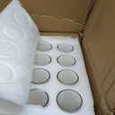 24 Pcs Hurricane Candle Holder Sleeve, H:16" D:2" Bottomless Glass Cylinder Candleholder Tall Clear Glass Cylinder Open Both Ends, Chimney Tube Cover, Open Ended Candle Shade