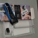 Braun Electric Series 3 Razor with Precision Trimmer, Rechargeable, Wet & Dry Foil Shaver for Men, Blue/Black, 4 Piece