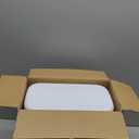 MOPUP Bathroom Trash Can, Automatic Bagging Garbage Can, 3.5 Gallon Slim Smart Small Plastic Trash Bin, Narrow Motion Sensor Trash Can for Bedroom, Office White