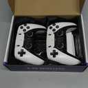 Huqjot 2025 Upgraded Retro Gaming Console Stick Pro, Video Games Console with 4K HDMI, Built-in 23 Classic Game Emulators, 20000+ Games - Video Game with Upgrade Dual 2.4G Wireless Controllers (64G) (White)