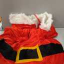 Treela Extra Large Christmas Santa Velvet Gift Bag 56 x 36 Inch Jumbo Red Sack with Cord Drawstring Santa Merry Christmas Wrap Giant Bags Xmas Costume for Xmas Presents Supply Holiday Wrapping