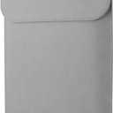 Allinside 13-13.3" Laptop Sleeve Compatible with MacBook Pro 14 2021 M1 (A2442)/ MacBook Air 13 2010-2017/ MacBook Pro 13 2010-2016, PU Leather Laptop Case, Gray