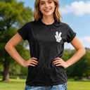 Fantastical Shirt for Women Fairy Tale Tshirt Family Vacation Tee Cute Graphic Short Sleeve Tops (S)