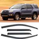 Window Visors for Toyota 4Runner 2003-2009, Rain Guards Shields Vent Deflector Shade Dark Smoke 2003 2004 2005 2006 2007 2008 03 04 05 06 07 08 09, Tape-On, 4PCS
