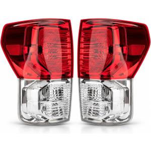 Tail lights Assembly Compatible with 2007-2013 Toyota Tundra,Rear Brake Tail Lamps w/Wiring Harness Left & Right OE Style