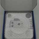 Desktop CD Player Bluetooth with HiFi Dual Speaker, CD Player for Home with Remote Control,Dust Cover,LCD Display,Sleep Timer,EQ Sound,USB/AUX/3.5mm Earphone Jack for Home,Kids,Gift (White)