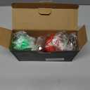 Red Light Bulbs Green Light Bulbs [4 Pack] - A19 LED Red and Green Bulbs 9W (60W Equivalent) - E26 Base Colored Light Bulb for Christmas Party Porch Decor