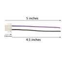 Minho Motorcycle Panel Control Buttons 2-Wire Connector Compatible with Chinese Scooter Mopeds Taotao Jonway JMstar Tank,2-Wire Connector Female Style for Start and Horn Button