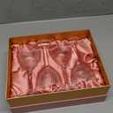 Vintage Art Deco Nick and Nora Cocktail Glasses  5 oz Crystal Ribbed Coupe Glassware for Martinis, Manhattans & Classic Gin Drinks | Great Gatsby & The Thin Man Inspired Barware Gift Set of 4