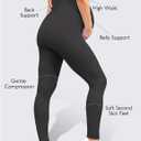 Women's Maternity Leggings Over The Belly - Ultra Stretchy Soft Bump Support Workout Activewear Yoga Pregnancy Pants (2 Pack-black/Leaden Grey)