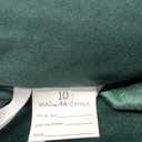 One Shoulder Bridesmaid Dresses Mermaid Satin Long Ruched Bodycon Formal Evening Dress for Women (10, Emerald Green)