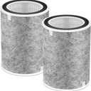 HP201 Replacement Filter Compatible with Shark HP201, HP202, UA205, AP1000 and For Shark HC501, HC502 Air Purifier MAX, Absorb 99.97% Particulate, Compare Part HE2FKBASMB, HE2FKBAS.