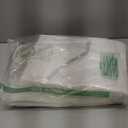 qiqee 50-Packs White Paper Gift Bags with Handles Bulk 13"x10.3"x4.6" Large Size Party Favor Bags Multiple Uses