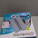 Comfort Zone 9-Inch High-Velocity Desk Fan, All-Metal 3-Speed Turbo Air Circulator with 180 Tilt, Quiet Small Table Fan for Office, Bedroom, and Home, Fully Assembled, ETL Listed