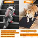 3 Pack Adjustable Dog Ramp for Stairs, Upgraded Anti-Slip Stair Pet Step for Small Dogs with Soft Carpet Surface, Portable Dog Stairs for Small Dogs & Cats – Ideal for Elderly & Injured Pets