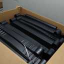 Plano 4-Shelf Plastic Storage Shelves, 48 x 23 x 14, 200lb Capacity, Pantry, Office, Closet and Garage Shelves, Easy to Assemble, Durable Plastic Shelving Unit