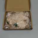 WILLBOND 24 Pcs 3 Size Poinsettia Flower Artificial Christmas Decor Glitter Poinsettia Christmas Ornaments Faux Flowers for Xmas Tree Outdoor(4/6/7.9 Inches,Champagne)