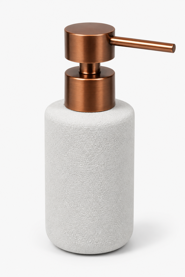 Soap Dispensers Sandstone Hand Soap Dispenser 10oz/15oz Refillable Liquid Soap Dispenser with Pump Stylish Shampoo Bottle for Bathroom