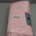 MOONQUEEN Ultra Soft Towel Set - Quick Drying - 2 Bath Towels 2 Hand Towels 2 Washcloths - Microfiber Coral Velvet Highly Absorbent Towel for Fitness, Bathroom, Sports, Yoga, Travel (Pink, 6 Pcs)