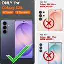 SHIELDON Case Wallet for Galaxy S26 5G 6.3", Genuine Leather Wallet Flip Magnetic RFID Blocking Credit Card Slot Kickstand Shockproof Protective Cover Compatible with Galaxy S26 2026 - Wisteria Purple