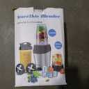 12-Piece Smoothie Blender Maker 25,000 RPM Personal Blender for Ice Crushing Smoothies & Frozen Drinks Nuts with 23oz, 32oz, 37oz Portable Cups Two 6-Leaf Stainless Steel Blades, Silver