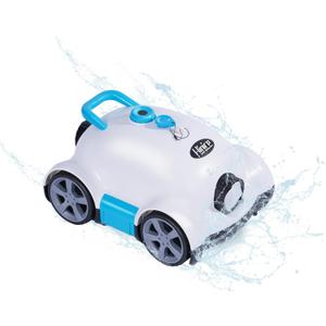 Cordless Robotic Pool Cleaner,Automatic Pool Vacuum Robot for In-Ground/Above Ground Pools,150 Min Runtime, IPX8 Waterproof, 2200 Sq Ft Coverage (White)
