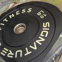 Aurorafy 2-Inch Olympic Bumper Plates, 2X 10LB Weight Plates, Perfect for Weightlifting and Strength Training