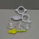 Straw Cup Conversion Kit for Philips Avent Natural Baby Bottles, Sippy Cups Transition Kit with Silicone Straw Top Nipples, Weighted Straw, Bottle Handle, Cleaning Brush for Toddler 6+ Month, 3-Pack (Transparent, White)