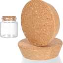 2Pcs Large Cork Bottle Stopper, 4.33 in Tapered Cork Plugs Corks Stoppers 3.5~4.3 Inch Corks Lids for Bottle, Beer Glass, Carafes, Pottery Decorative Bottles and DIY Crafts, 3cm/1.18 Inch Thick