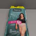Depend Fresh Protection Adult Diapers, Incontinence Underwear for Women, Disposable, Maximum, XXL, Blush, 22 Count, (2X-Large)