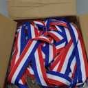 Quelay 100 Pcs 2'' Award Medals Bulk Gold Winner Medals with Neck Ribbons Metal Trophy Award Prize Gift for Tournaments, Competitions, Party, Kids and Adults