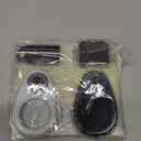 Airtag Holder for Kids 2 Pack Kids GPS Tracker, Anti-Removal Airtags Tracker Case with Safety Pins, Secure & Discreet, Suitable for Children, Elderly, Backpack, Jackets, Luggage (Black, White)