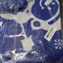 COVACURE 55" Snow Sled Extra Large Snow Tube - Thickened Inflatable Sleds for Adults, Heavy Duty Snow Tube with Reinforced Grab Handle & Rope, Snow Play Gear for Sledding and Skiing (Blue)