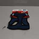 Best Pet Supplies Voyager Step-in Air Harness - All Weather Mesh, Reflective, No Pull Harness for Dogs, Cats - Secure with Hook & Loop Fastener, Buckle, Double D-Rings - Blue/Black Trim, M (M (Chest: 16 - 18"))