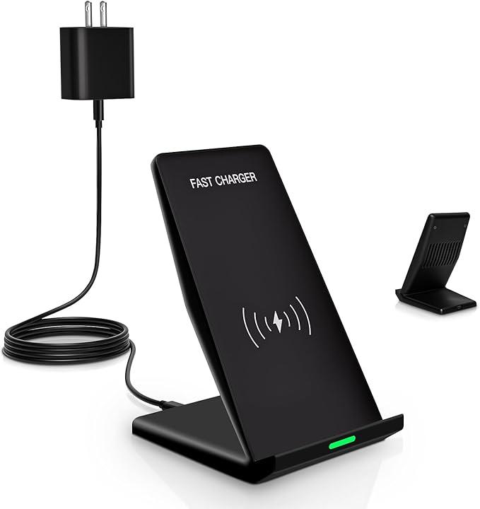 Wireless Charger Station,15W Desk Wireless Charging Stand 20W USB C Adapter for Apple iPhone 17 Pro/17/17/Air/16 Pro/16E/16 Plus/15/14/13,Samsung Galaxy S25/S24/S23/S22/Z Flip Fold/Note 20,Google etc