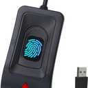 USB Fingerprint Reader Fingerprint for Windows10/11, Windows Hello Automatic Driver Installation with 5ft Extension Cable-Windows Password Free Operation