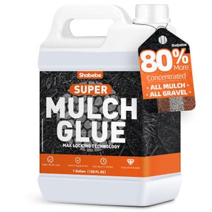 Mulch Glue for Landscaping, 1Gallon Rock Glue, Fast-Dry Non-Toxic Weather-Resistant Strong Gravel Binder, Pine Straw Outdoor Strong Pebble Gravel Hold for Garden, Mulch Lock and Pea Gravel Stabilizer Mulch Glue for Landscaping, 1Gallon Rock Glue, Fast-Dry Non-Toxic Weather-Resistant Strong Gravel Binder, Pine Straw Outdoor Strong Pebble Gravel Hold for Garden, Mulch Lock and Pea Gravel Stabilizer
