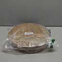 Round Woven Placemats - Boho Rattan Placemats Natural Water Hyacinth Placemat, Farmhouse Weave Place Mats, Rustic Braided Wicker Table Mats for Dining Table,Home,Wedding (12 inch Set of 8)