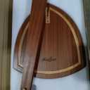 Cello Stand with Bow Holder, Handcrafted Mahogany Wood Floor Stand for 4/4 Full-Size and 1/2, 1/4, 3/4, 1/8, 7/8 Cello Home and Studio Display