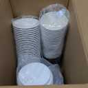 JOLLY PARTY [100 Sets] 12 oz Paper Coffee Cups, Disposable Coffee Cups with Lids, Sleeves and Straws, Hot Cold Beverage Drinking Cup for Water, Coffee or Tea, To-Go Cup Suitable for Office and Travel