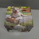 2 Pack Dog Toys for Aggressive Chewers, Interactive Indestructible Dog Toys to Keep Them Busy, Durable Dog Frozen Treat Toy for Large & Medium Dogs, Reduces Anxiety & Extends Playtime, Red Brown