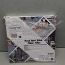 Livelynine 16-Sheet Gray White Marble Peel and Stick Floor Tile Waterproof Marble Flooring Tiles for Bathroom Kitchen RV Camper Covering Laminate Vinyl Flooring Sticky Renter Friendly Floor 12x12