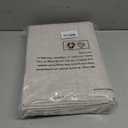 YoungsTex Extra Long Linen Curtains 95 Inch Length for Living Room, Beige Semi Sheer Drapes with Rod Pocket Back Tab Light Filtering for Dining Bedroom, Natural Beige, 2 Panels, 52 X 95 Inch